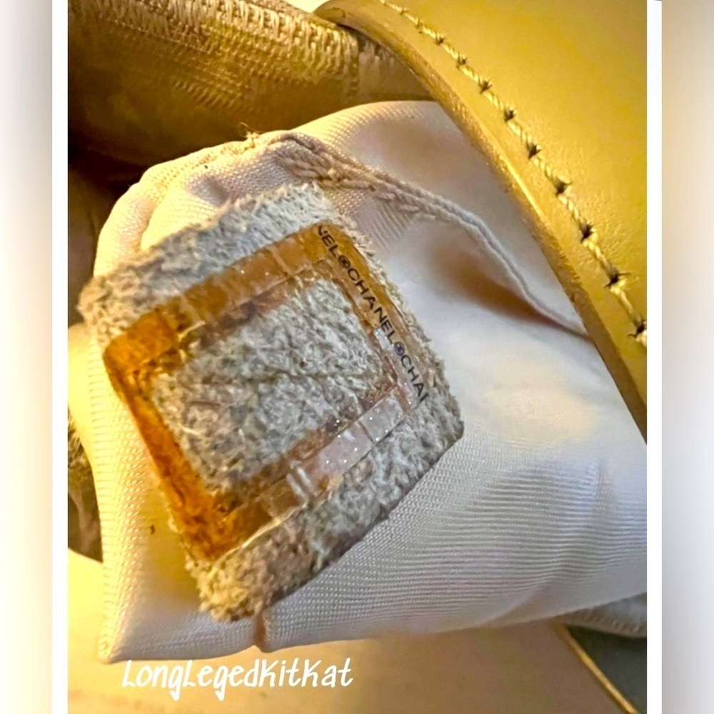 ‼️SOLD‼️CHANEL BEIGE-CRÈME TRAVELINE COLLECTION NYLON TOTE BAG - Picture 7 of 7